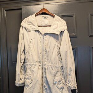 Soia & Kyo lightweight jacket, oversized pockets, drawstring d..like new
